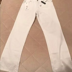 Vitamina Jeans White Boot Cut IT48 US 9/10 NWT